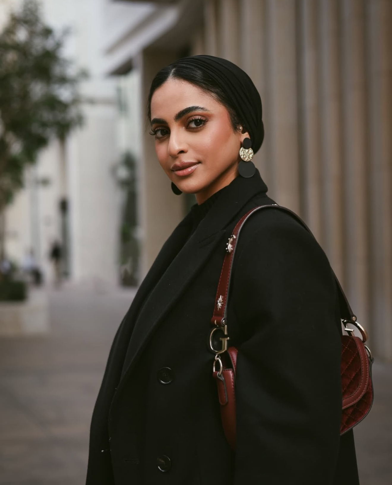 Elegant modest fashion portrait